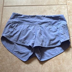 Lululemon speed shorts - size 4 regular
